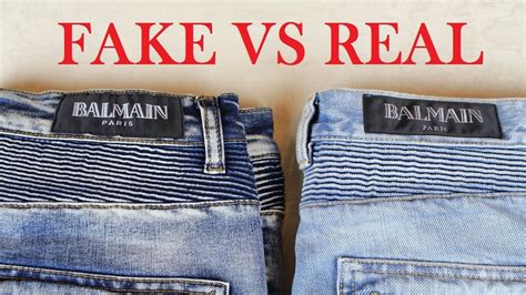 jeans balmain fake